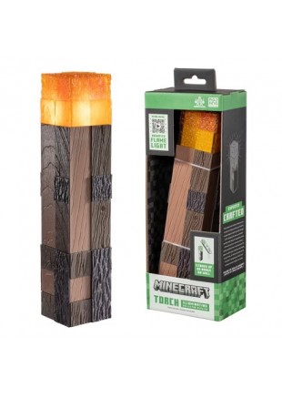 MINECRAFT LIGHT UP TORCH PAR MOJANG  (NEUF)