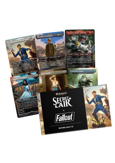 MAGIC THE GATHERING SECRET LAIR X FALLOUT BEYOND VEULT 33 (NEUF) MAGIC THE GATHERING SECRET LAIR X FALLOUT BEYOND VEULT 33 (NEUF)