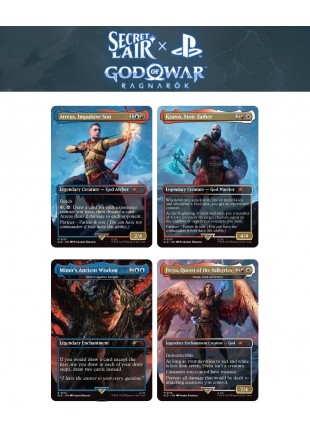 MAGIC THE GATHERING SECRET LAIR X GOD OF WAR NORSE (NEUF) MAGIC THE GATHERING SECRET LAIR X GOD OF WAR NORSE (NEUF)