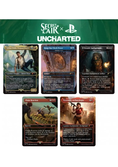 MAGIC THE GATHERING SECRET LAIR X UNCHARTED (NEUF) MAGIC THE GATHERING SECRET LAIR X UNCHARTED (NEUF)