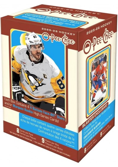 O-PEE-CHEE HOCKEY 2025-26 EXCUSIVITÉ BLASTER (NEUF) O-PEE-CHEE HOCKEY 2025-26 EXCUSIVITÉ BLASTER (NEUF)