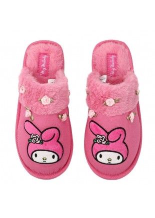 PANTOUFLE HELLO KITTY MY MELODY  (NEUF)