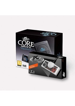 PC ENGINE GRAFX MINI AVEC MANETTE SUPPLÉMENTAIRE IN BOX  (USAGÉ)