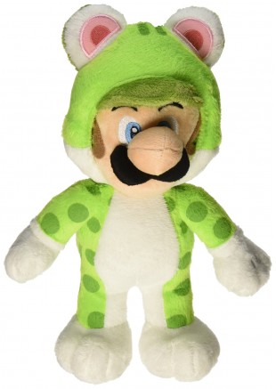 TOUTOU LUIGI CHAT 10 POUCES  (NEUF)