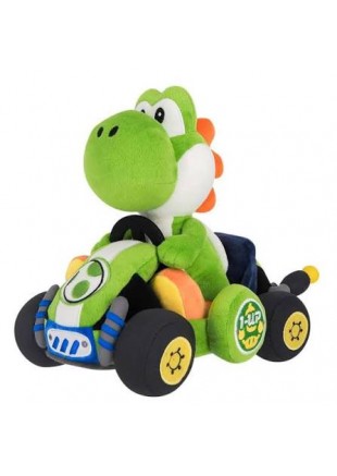 TOUTOU YOSHI MARIO KART WORLD 9 POUCE  (NEUF)