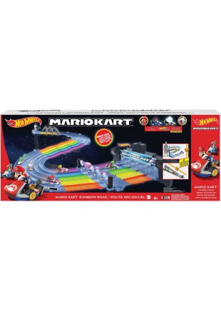PISTE HOT WHEEL DE MARIO KART ROUTE ARC-EN-CIEL  (NEUF)