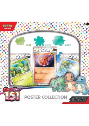 POKEMON TRADING CARD GAME SCARLET & VIOLET 151 POSTER COLLECTION  (NEUF)