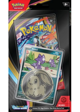 POKEMON TRADING CARDD GAME MEGA EVOLUTION CHAOS RISING CHECKLANE BLISTER (NEUF) POKEMON TRADING CARDD GAME MEGA EVOLUTION CHAOS RISING CHECKLANE BLISTER (NEUF)
