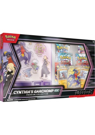 CARTES À JOUER POKÉMON TRADING CARD GAME CYNTHIA'S GARCHOMP EX PREMIUM COLLECTION  (NEUF)