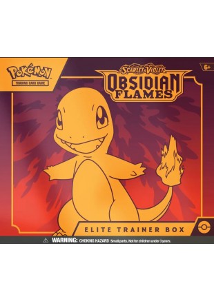POKEMON TRADINGCARD GAME SCARLET AND VIOLET OBSIDIAN FLAMES ELITE TRAINER BOX  (NEUF)