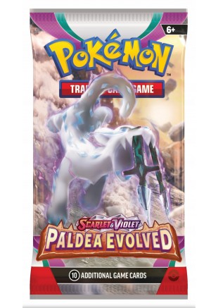 POKEMON TRADING CARD GAME SCARLET AND VIOLET PALDEA EVOLVED 10 ADDITIONAL GAME CARDS  (NEUF)