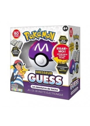 JEU DE DEVINETTE ÉLECTRONIQUE POKÉMON DRESSEUR GUESS ÉDITION SACHA  (NEUF)