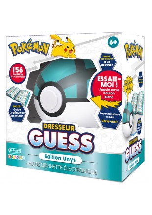 JEU DE DEVINETTE ÉLECTRONIQUE POKÉMON DRESSEUR GUESS ÉDITION UNYS  (NEUF)