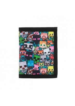 PORTE FEUILLE MINECRAFT TRIFOLD  (NEUF)