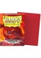 PAQUET DE 100 PROTECTEURS DE CARTES DRAGON SHIELD CLASSIQUE CRIMSON  (NEUF)