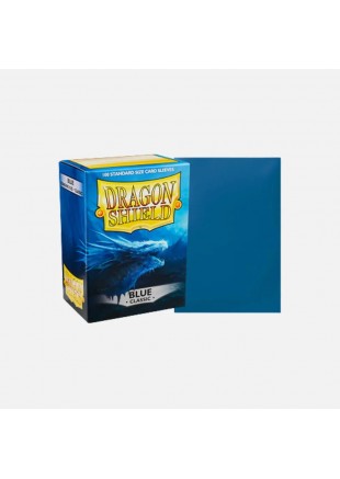 PAQUET DE 100 PROTECTEURS DE CARTES DRAGON SHIELD CLASSIQUE BLEU  (NEUF)