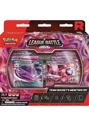 CARTES POKÉMON LEAGUE BATTLE DECK TEAM ROCKET'S MEWTWO EX  (NEUF)