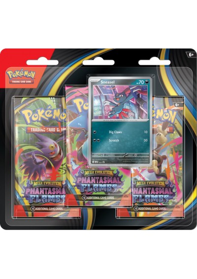 CARTES POKÉMON PHANTASMAL FLAMES BLISTER PAQUET DE 3  (NEUF)