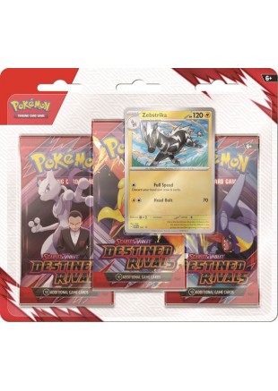 CARTE À JOUER ET À COLLECTIONNER POKEMON TRADING CARD GAME DESTINED RIVALS TRIPACK BLISTER  (NEUF)