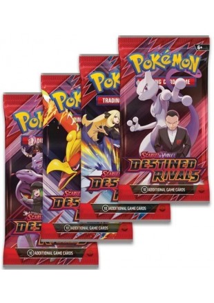 CARTES À JOUER ET À ÉCHANGER POKEMON TRADINC CARD GAME DESTINED RIVALS PAQUET DE BOOSTER  (NEUF)