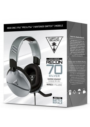 TURTLE BEACH EAR FORCE RECON 70X ARGENT  (NEUF)