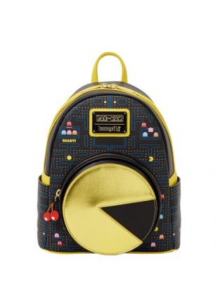 SAC À DOS LOUNGEFLY PAC-MAN ILLUMINE DANS LE NOIR  (NEUF)
