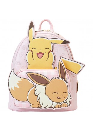 SAC LOUNGEFLY PIKACHU & EEVEE PASTEL  (NEUF)