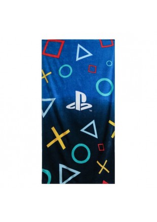 SERVIETTE DE PLAGE LOGO PLAYSTATION  (NEUF)