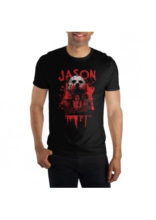 T-SHIRT VENDREDI 13 JASON VORHEESE GRANDEUR GRAND  (NEUF)