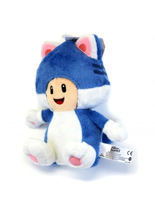 TOUTOU TOAD CHAT BLEU 10 POUCES  (NEUF)