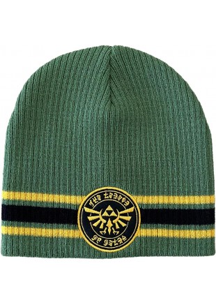 TUQUE THE LEGEND OF ZELDA AVEC BLASON ROYAL ET TEXTE HYLIAN  (NEUF)
