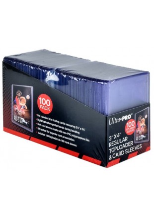 PROTECTEUR DE CARTES ULTRA PRO TOPLOADER & PENNY SLEEVES PAQUET DE 100 (NEUF) PROTECTEUR DE CARTES ULTRA PRO TOPLOADER & PENNY SLEEVES PAQUET DE 100 (NEUF)
