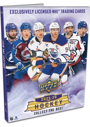 UPPER DECK HOCKEY 2025-26 SERIE 1 STARTER BINDER (NEUF) UPPER DECK HOCKEY 2025-26 SERIE 1 STARTER BINDER (NEUF)
