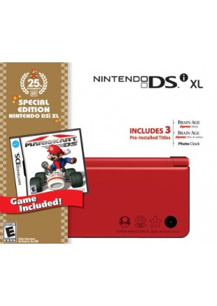 DSI XL ROUGE 25E ANNIVERSAIRE MARIO (USAGÉ) DSI XL ROUGE 25E ANNIVERSAIRE MARIO (USAGÉ)