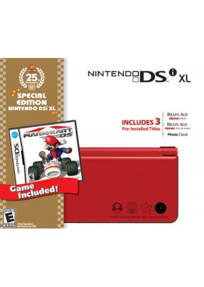 DSI XL ROUGE 25E ANNIVERSAIRE MARIO (USAGÉ) DSI XL ROUGE 25E ANNIVERSAIRE MARIO (USAGÉ)