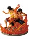 FIGURINE ONE PIECE ACE ET LUFFY(DRAMATIC MEMORIES) ICHIBANSHO PAR BANDAI  (NEUF)