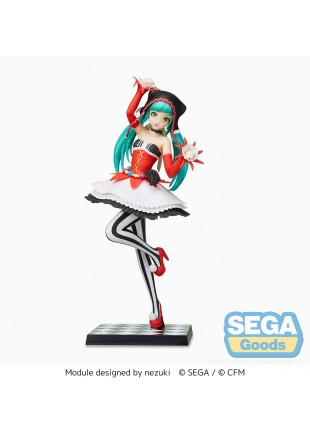 FIGURINE HATSUNE MIKU PIERRETTA PROJECT DIVA ARCADE PAR SEGA  (NEUF)