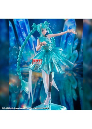 FIGURINE HATSUNE MIKU CLEARLUXE EMERALD GEM PAR BANPRESTO (NEUF) FIGURINE HATSUNE MIKU CLEARLUXE EMERALD GEM PAR BANPRESTO (NEUF)