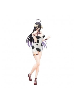 FIGURINE OVERLORD ALBEDO TRIO-TRY-IT ROBE IMPRIMÉ VACHE PAR FURYU (USAGÉ) FIGURINE OVERLORD ALBEDO TRIO-TRY-IT ROBE IMPRIMÉ VACHE PAR FURYU (USAGÉ)