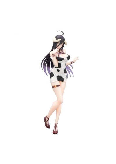 FIGURINE OVERLORD ALBEDO TRIO-TRY-IT ROBE IMPRIMÉ VACHE PAR FURYU (USAGÉ) FIGURINE OVERLORD ALBEDO TRIO-TRY-IT ROBE IMPRIMÉ VACHE PAR FURYU (USAGÉ)