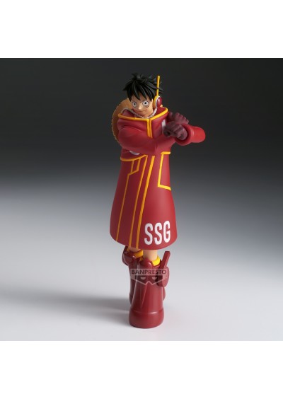 FIGURINE ONE PIECE  MONKEY D. LUFFY THE SHUKKO PRIZE FIGURE EGGHEAD ISLAND VER PAR BANPRESTO  (NEUF)