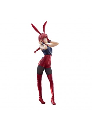 FIGURINE CHAINSAW MAN MAKIMA BICUTE BUNNIES VERSION ROUGE PAR FURYU  (NEUF)