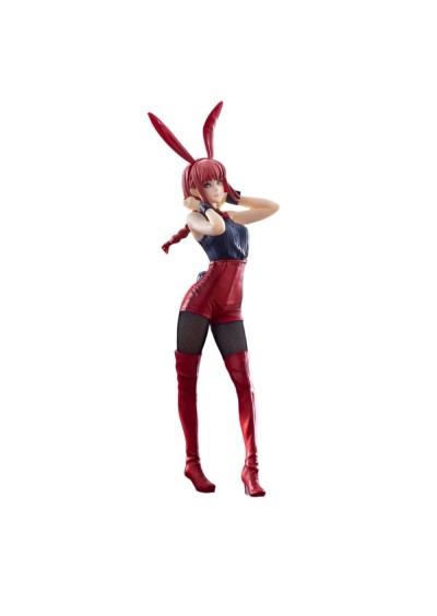 FIGURINE CHAINSAW MAN MAKIMA BICUTE BUNNIES VERSION ROUGE PAR FURYU  (NEUF)