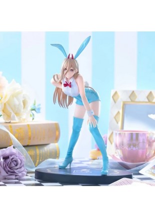 FIGURINE CHAINSAW MAN POWER BICUTE BUNNIES VERSION BLEU PAR FURYU  (NEUF)