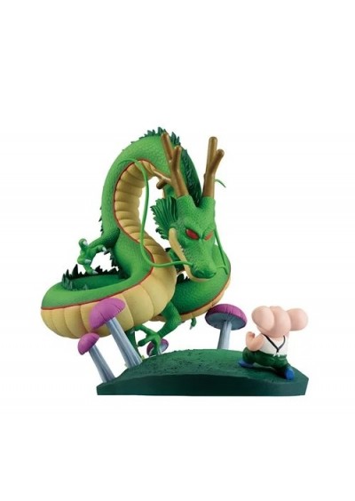 FIGURINE DRAGON BALL REVIBLE MOMENT OOLONG & SHENRON DRAGON HISTORY 2 PAR ICHIBANSHO  (NEUF)
