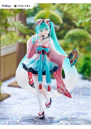 FIGURINE HATSUNE MIKU NEO TOKYO SERIES KIMONO TENITOL PAR FURYU (NEUF) FIGURINE HATSUNE MIKU NEO TOKYO SERIES KIMONO TENITOL PAR FURYU (NEUF)