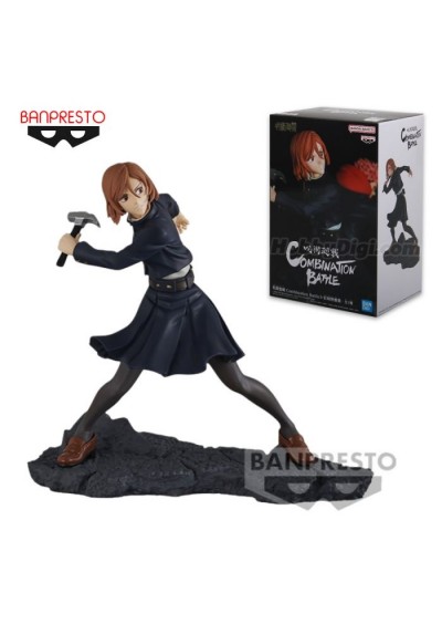 FIGURINE JUJUTSU KAISEN NOBARA KUGISAKI COMBINATION BATTLE 3 4 POUCES PAR BANPRESTO  (NEUF)