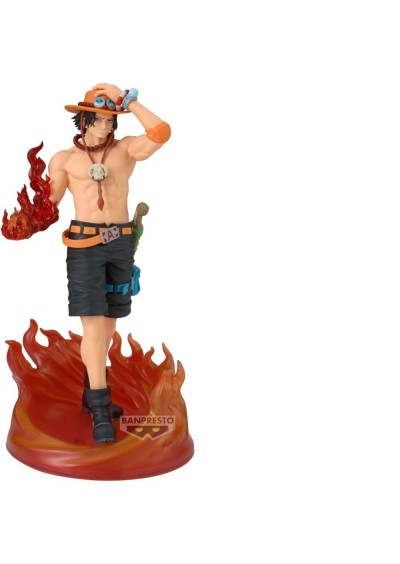 FIGURINE ONE PIECE THE SHUKKO LOGIA PORTGAS D. ACE SPECIAL EDITION PAR BANPRESTO  (NEUF)