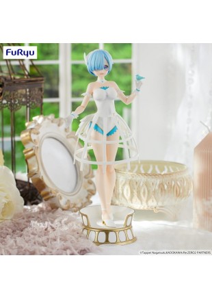 FIGURINE RE:ZERO RAM EN ROBE CAGE PAR FURYU  (NEUF)