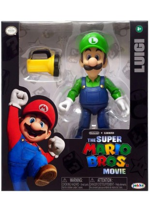 FIGURINE SUPER MARIO BROS. LE FILM LUIGI PAR JAKKS PACIFIC  (NEUF)